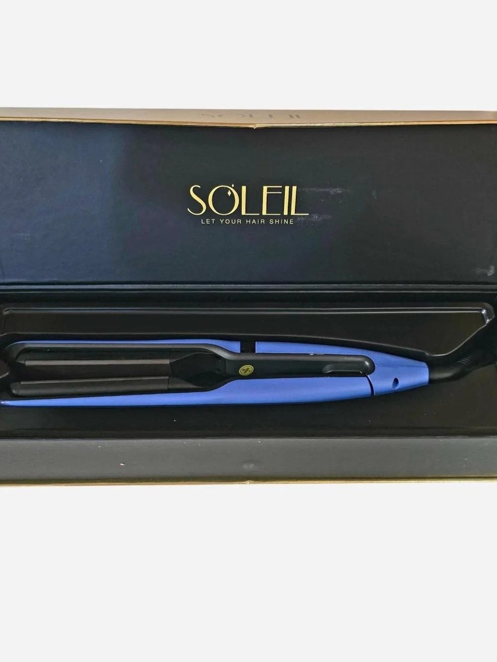 Soleil COBALT BLUE Dynamic Styler Hair Straightener (MSRP $475)